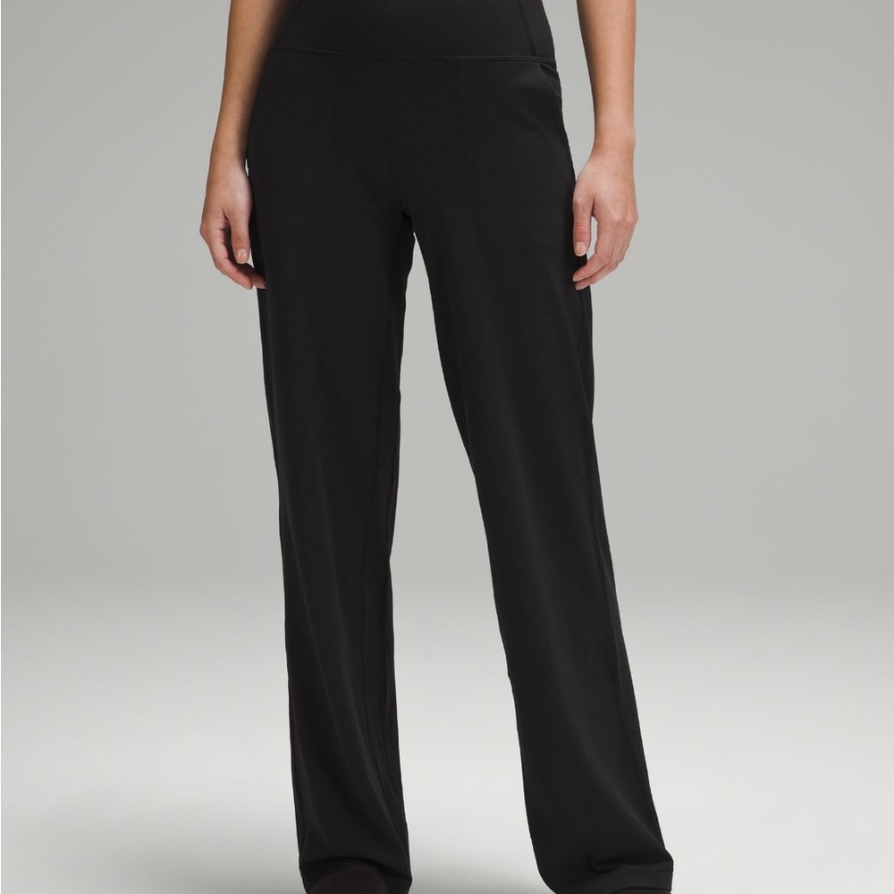 Women's Lululemon Align Wide Black Pants